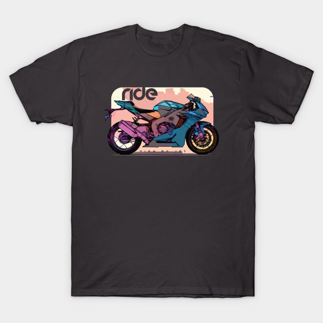 Ride fireblade cyber T-Shirt by NighOnJoy